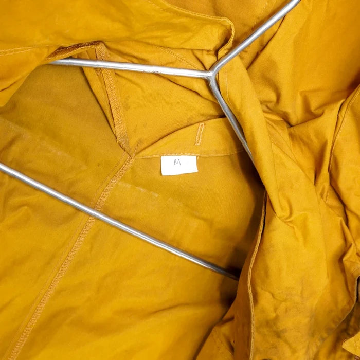 Production Made Yellow Canvas Parka with Hood - Medium, Item 2 - Film Production Used - Parkas