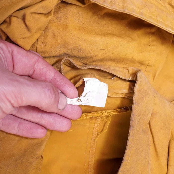 Production Made Yellow Canvas Parka with Hood - XLarge, Item 1 - Film Production Used - Parkas