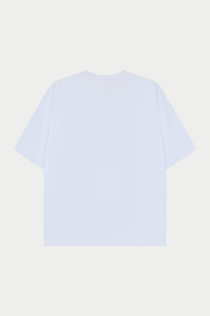 PUFF PRINT EMBLEM T-SHIRT - WHITE