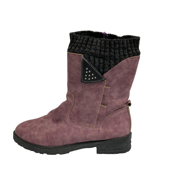 Purple Lightweight Women's Spring Boots