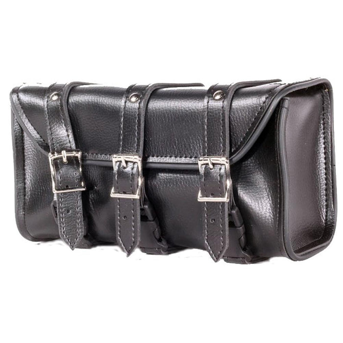 PVC MC Tool Bag With 3 Straps 12-Inch: Features:
Universal Fitting
100% Waterproof
2 Roller Buckle Straps to make it easy to
