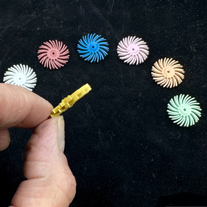 Radial Discs, Grit Assortment, 7/8", 7 Disc Kit