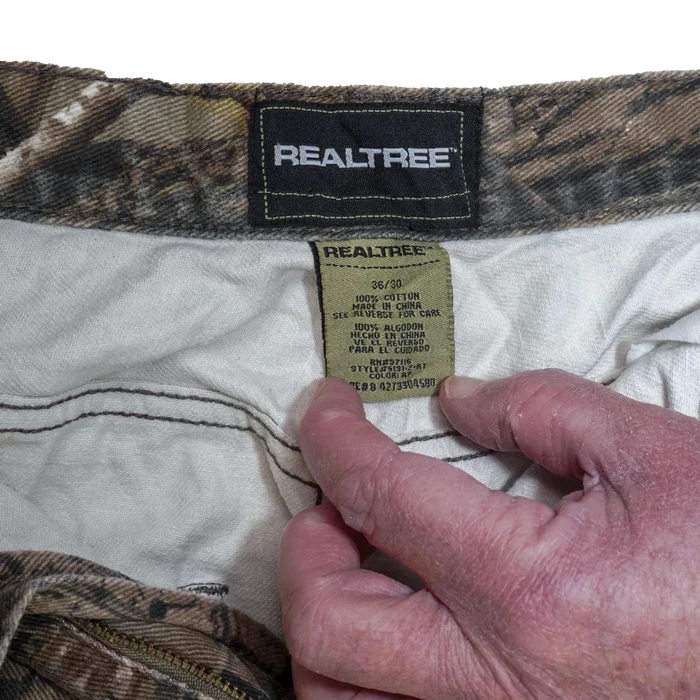 Realtree Camo Jeans - 36x30, Large - Army & Outdoors - Jeans