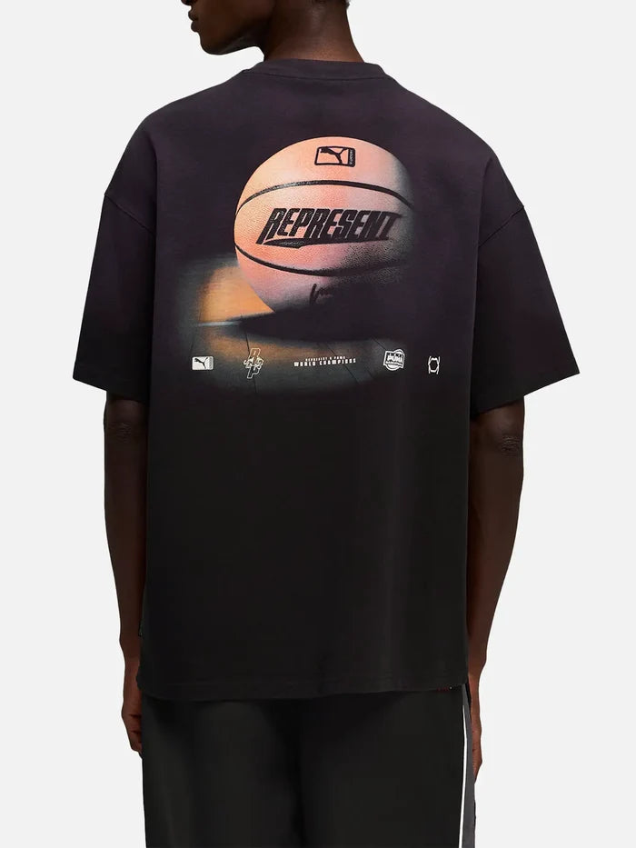 PUMA Represent SS Tee "Black" - T-Shirts T-SHIRT