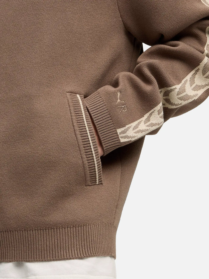 PUMA Represent x Puma T7 Knit Jacket - Pine Bark - Uncategorized CEKET