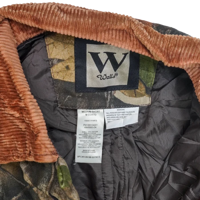 Russian Made Walls Realtree Lined Coveralls - Medium Short - Army & Outdoors - Overalls