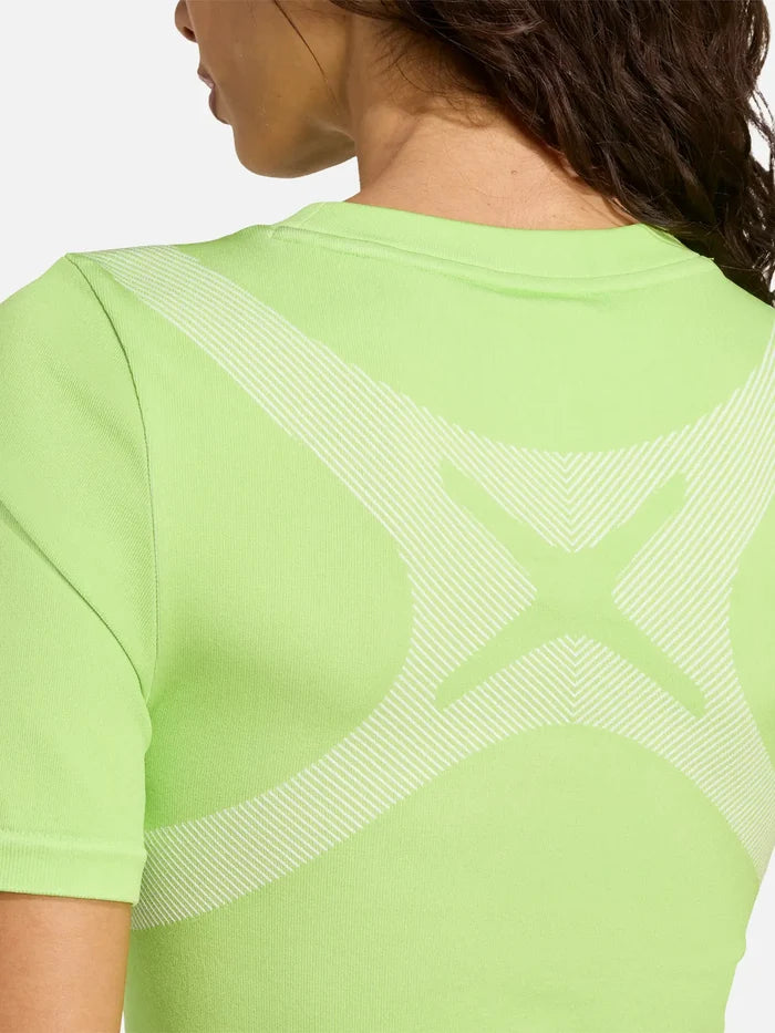 ADIDAS ORIGINALS Seamless Techfit Baby Tee "Signal Green" - Uncategorized T-SHIRT
