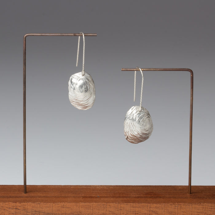 Silver Sea Shells with Pearls