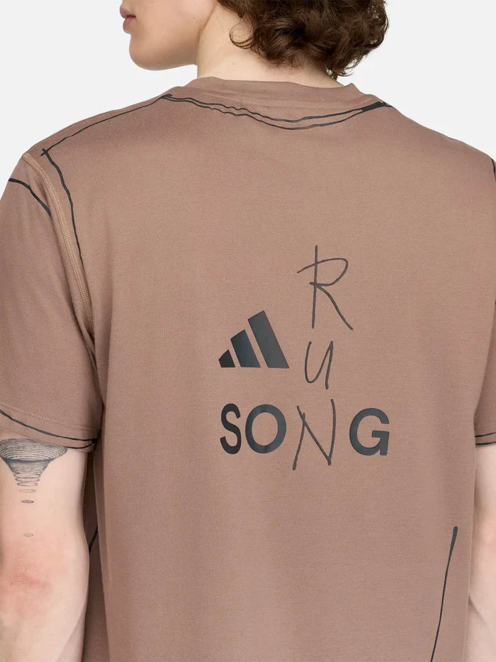 ADIDAS ORIGINALS Song For the Mute x adidas ADI365 Running T-Shirt- Trace Brown - T-Shirts T-SHIRT