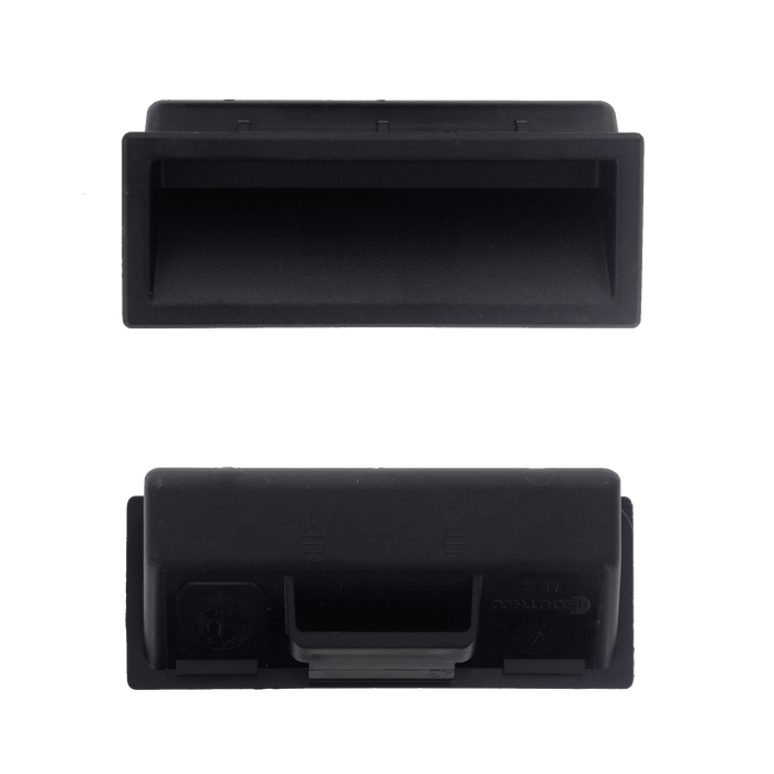 Southco Concealed Flush Pull Handle Black ABS Plastic, 1.8 - 2.1mm Grip Range - P2-43