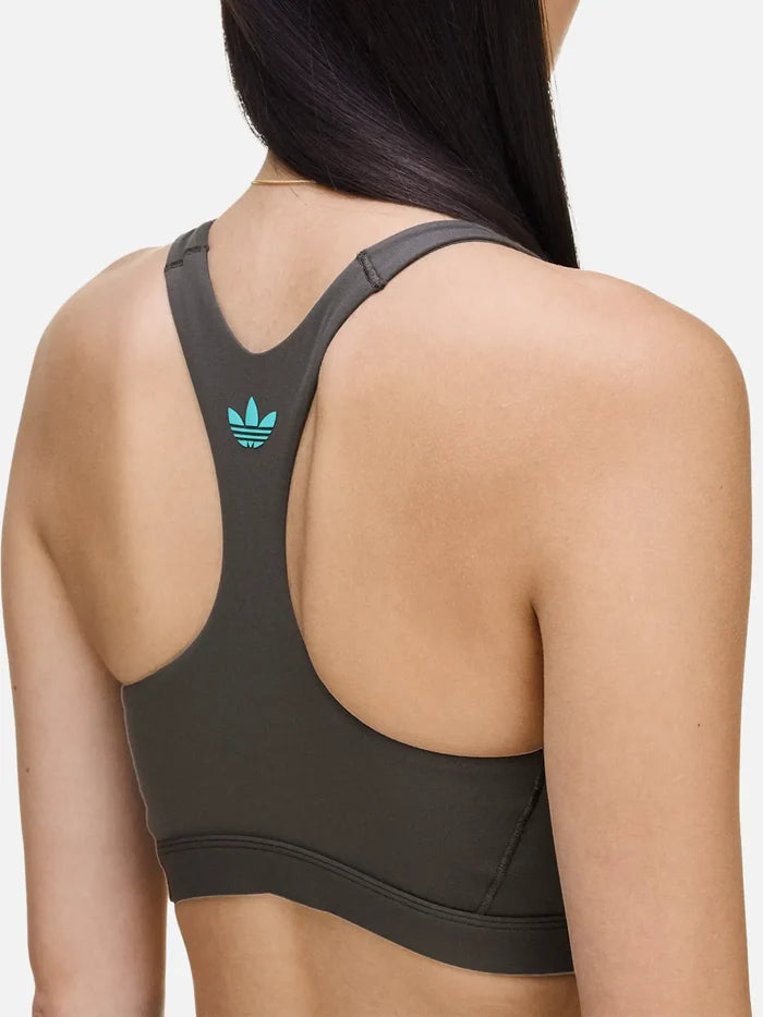 ADIDAS ORIGINALS Sporty & Rich x adidas Bralette - Carbon - Uncategorized BRALETTE