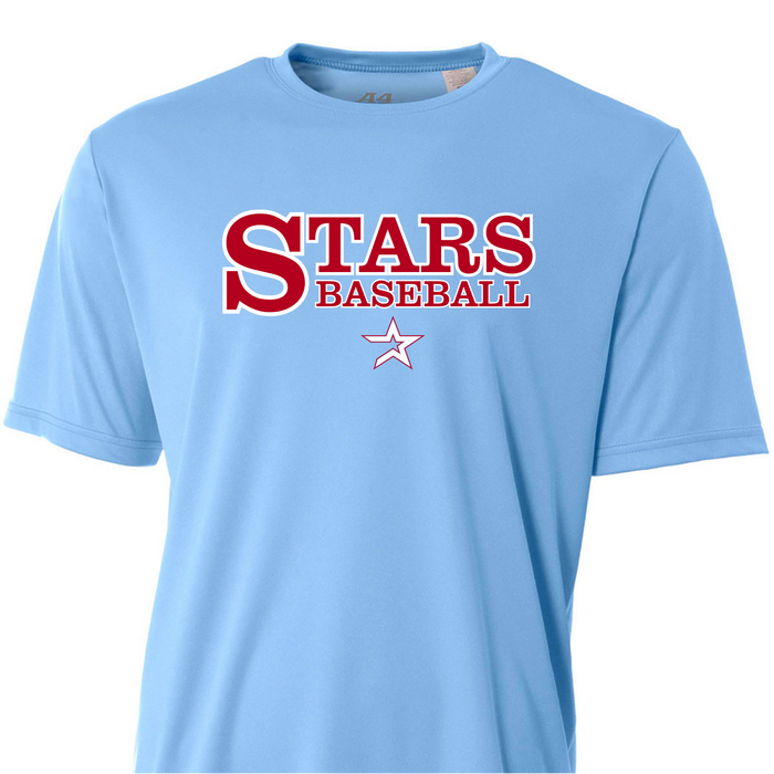 Stars Baseball Powder/Red Performance Shirt