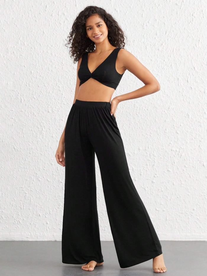 SXV black plazzo