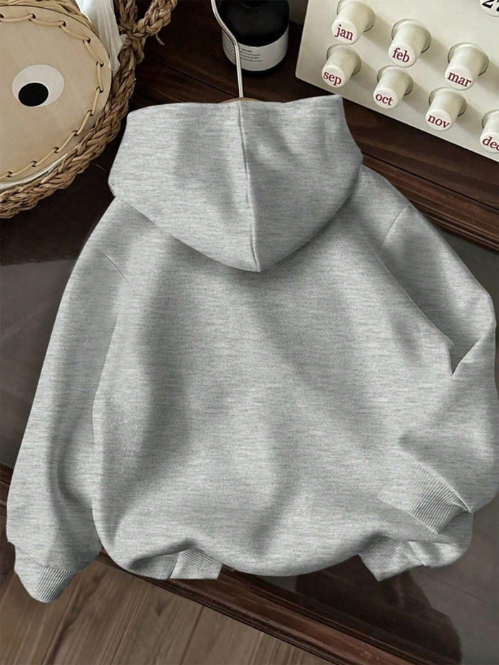 SXV 'Slay all day’ Printed Cool Aesthetic Sweatshirt Hoodie