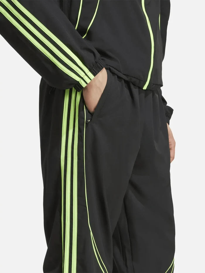 ADIDAS ORIGINALS Teamgeist Adicolor Track Pant - Black/Signal Green - Uncategorized EŞOFMAN ALTI