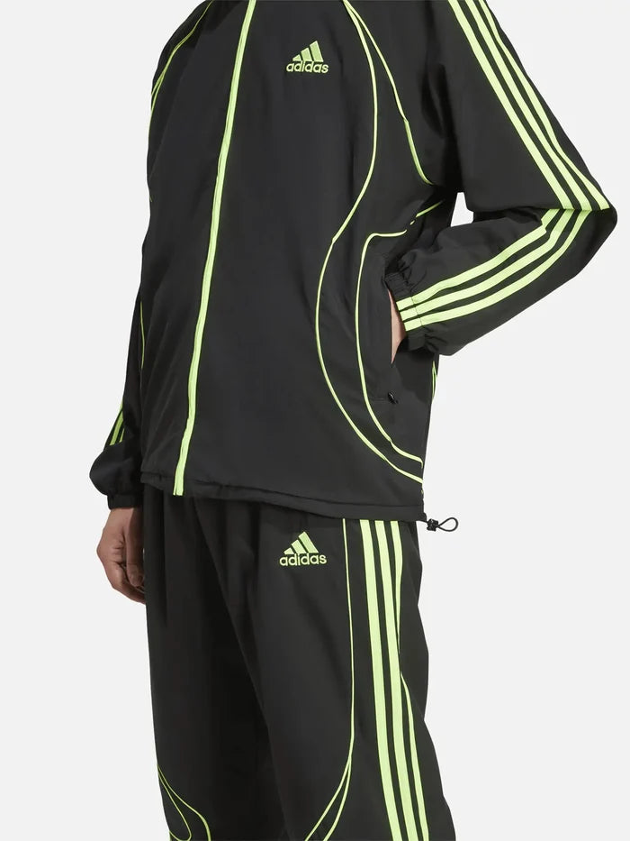ADIDAS ORIGINALS Teamgeist Adicolor Track Top - Black/Signal Green - Uncategorized EŞOFMAN ÜSTÜ