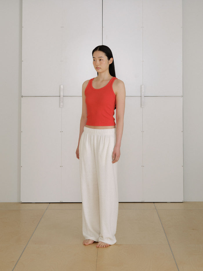 Terry Sweat Pants - Ecru