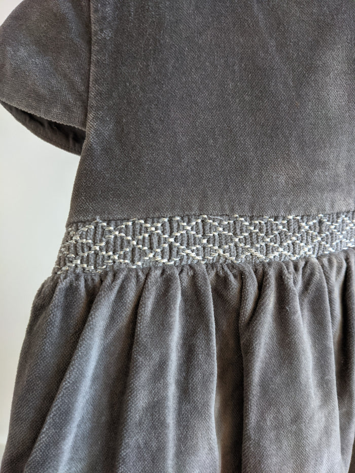 The Little White Company Velvet Dress (12-18M)