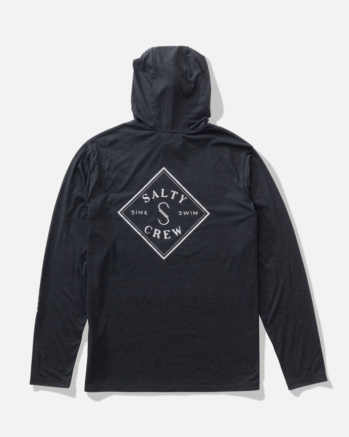 Tippet Hood Tech Tee - Black Heather