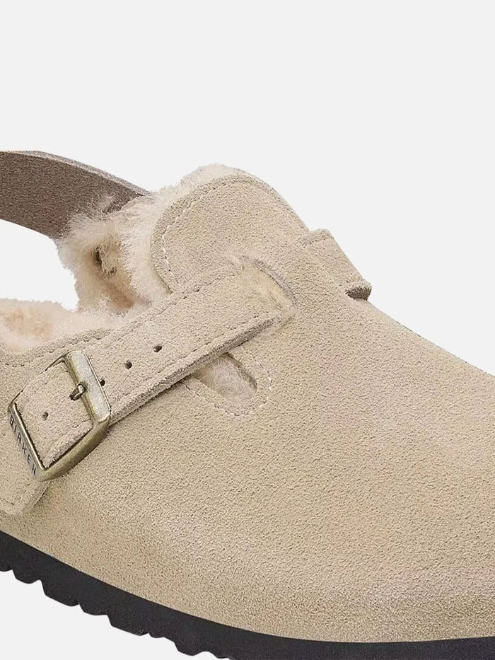 BIRKENSTOCK Tokio VL Shearling "Taupe" - Uncategorized TERLİK