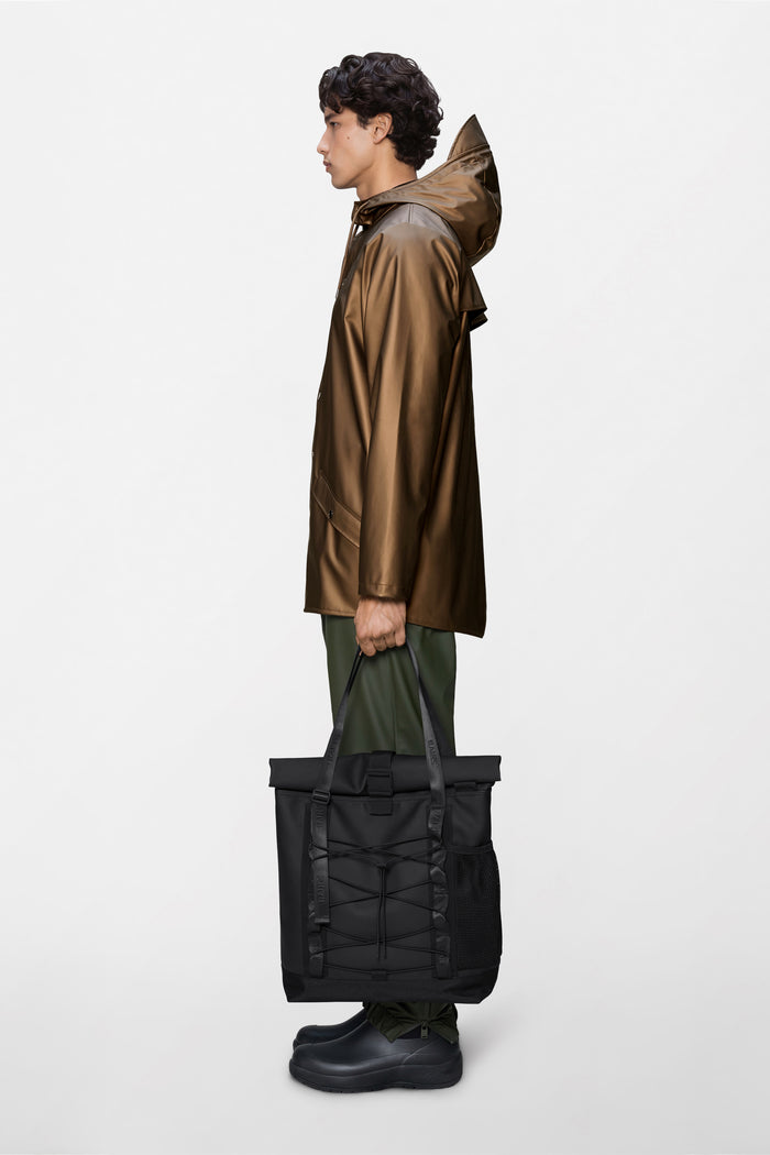 RAINS Trail Rolltop Tote Bag Black 25L H47 x D13 x W35 cm Tote
