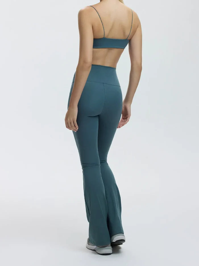 YORSTRULY Twist Flare Pants - Lagoon - Uncategorized EŞOFMAN ALTI