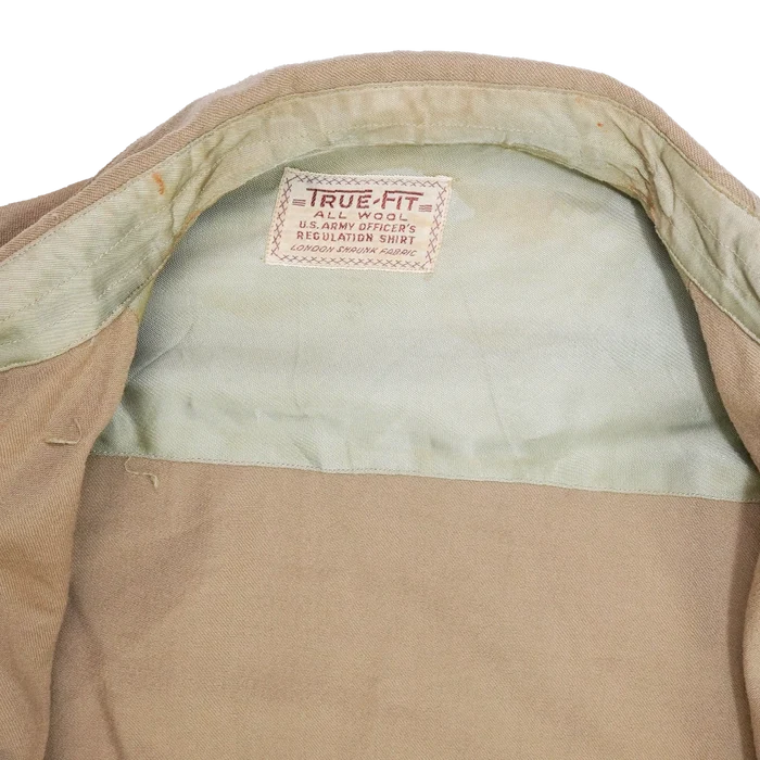US Army 1940s Officers Service Dress Shirt - Small - US Army Surplus - Service Shirts
