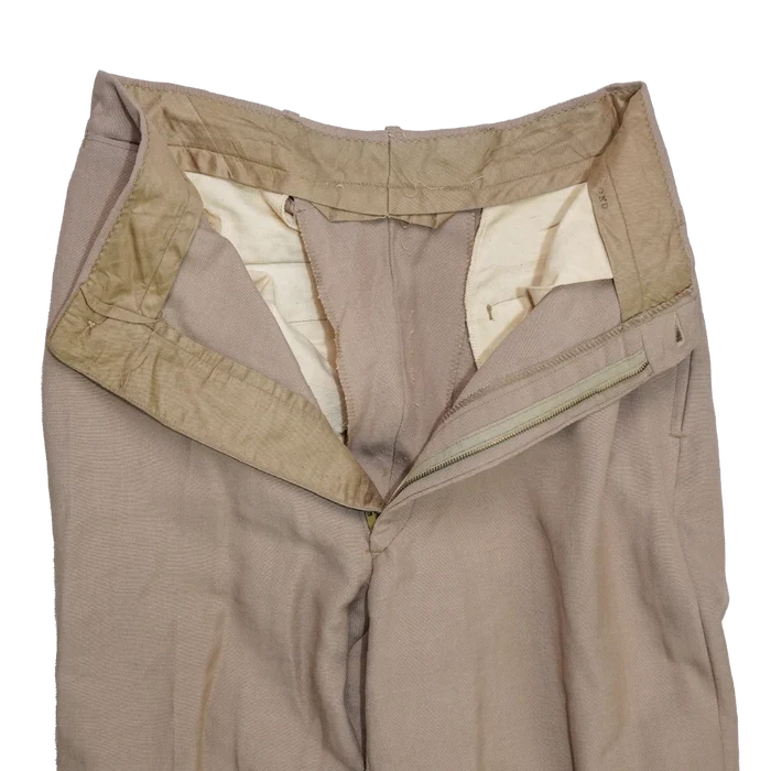 US Army Officer Tan Service Dress Trousers - Small - US Army Surplus - Dress Trousers