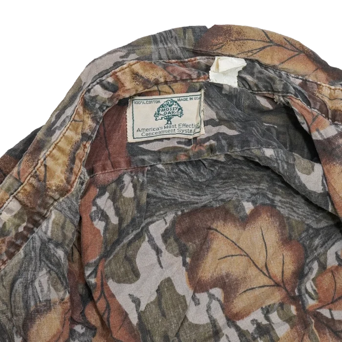 US Made Mossy Oak Fall Camo Field Shirt - XLarge - Army & Outdoors - Field Shirts