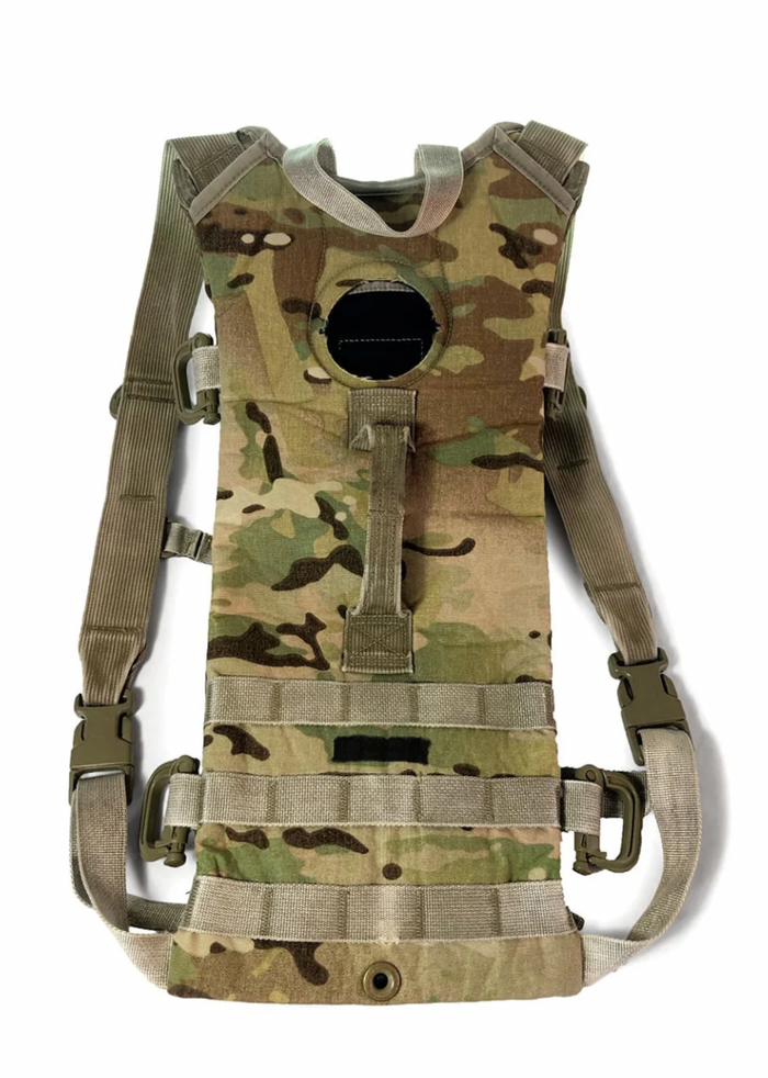 USGI MOLLE II Hydration Carrier – OCP/Multicam, 500D Water-Resistant Nylon, 19.5"x8"
