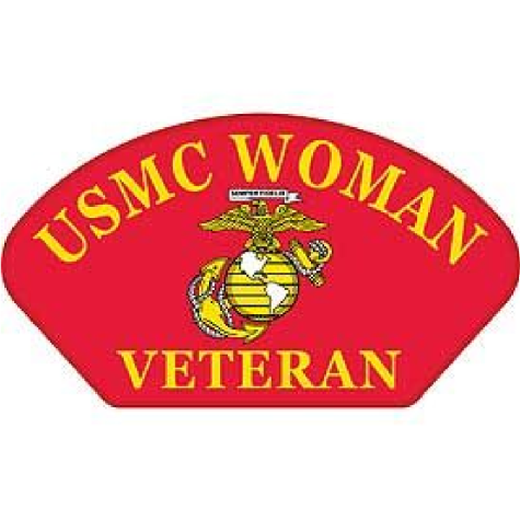 USMC Woman Veteran: Patch that says USMC Woman Veteran