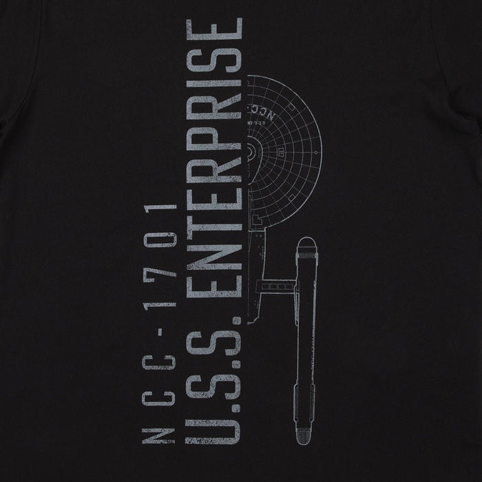 USS Enterprise NCC-1701 Starfleet Long Sleeve - Heroes & Villains-Star Trek-Long Sleeve