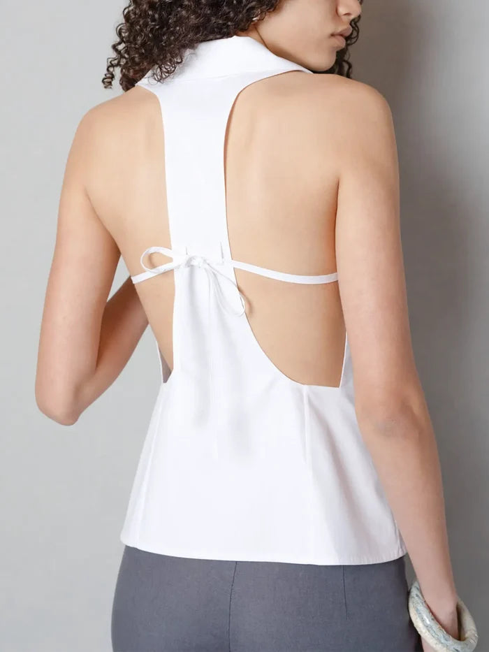 ANEMOIA Vela Top - White - Uncategorized YELEK