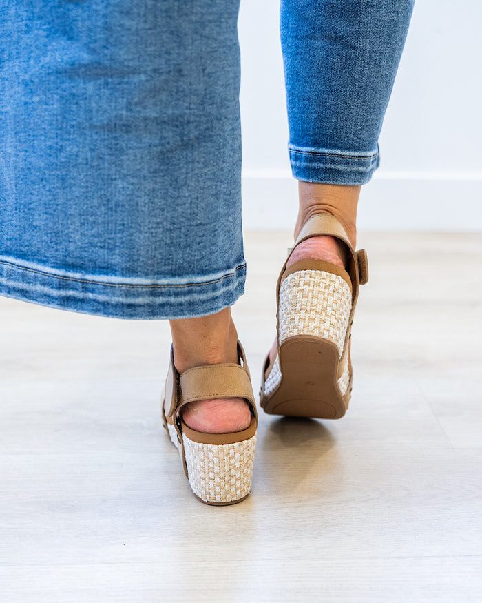 Very G Abby Wedge Sandals - Nude SALE Very G