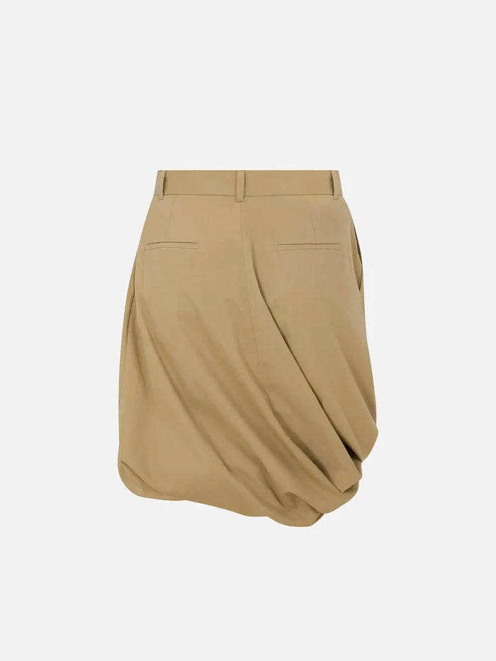 RE2MC Volumlu Etek - Bej - Skirts ETEK