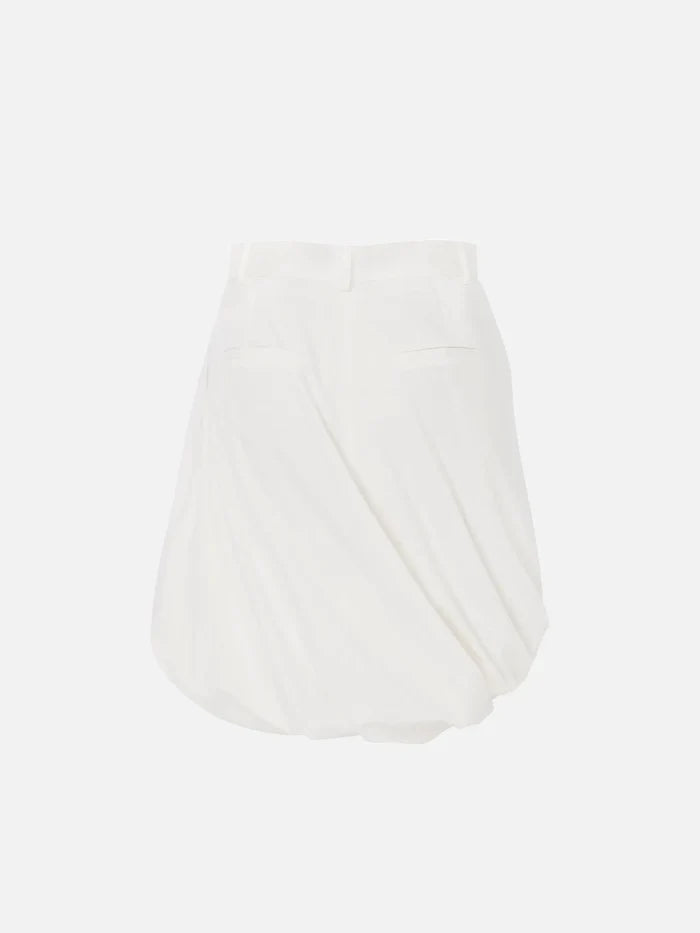RE2MC Volumlu Etek - Beyaz - Skirts ETEK