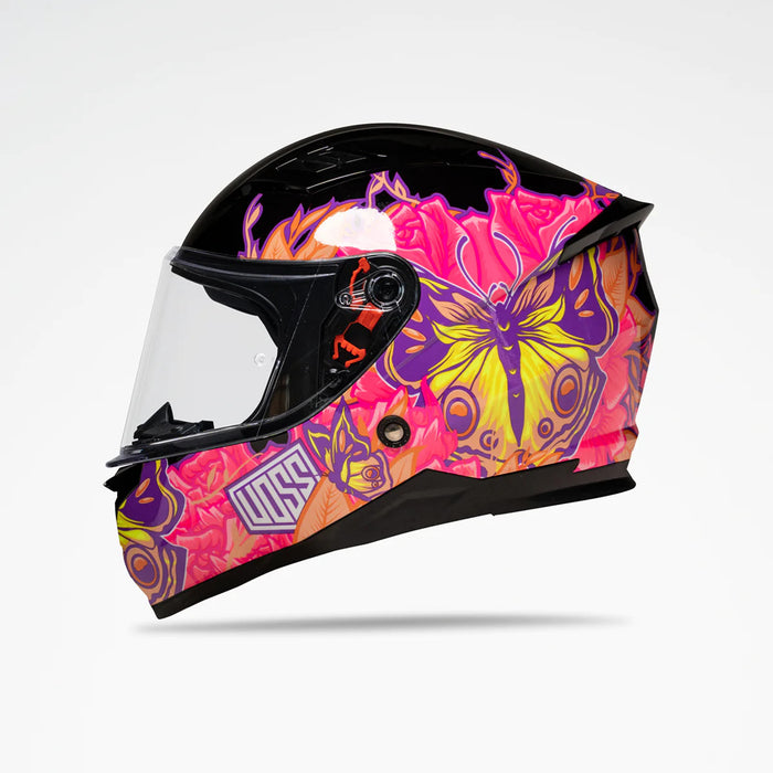 Voss 965 Youth Blossom Helmet: Ride in style and safety with the Blossom youth full face motorcycle helmet