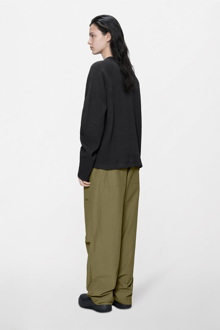 Waffle Long Sleeve T-Shirt Rains