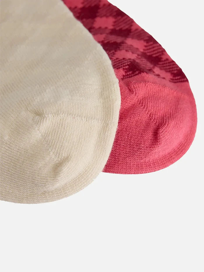 ADIDAS ORIGINALS Wales Bonner x adidas Check Sock - Craft Pink/Clear Brown - Crew Socks ÇORAP