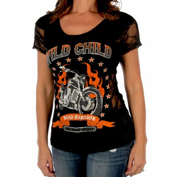 Wild Child Black: 95% cotton / 5% spandex