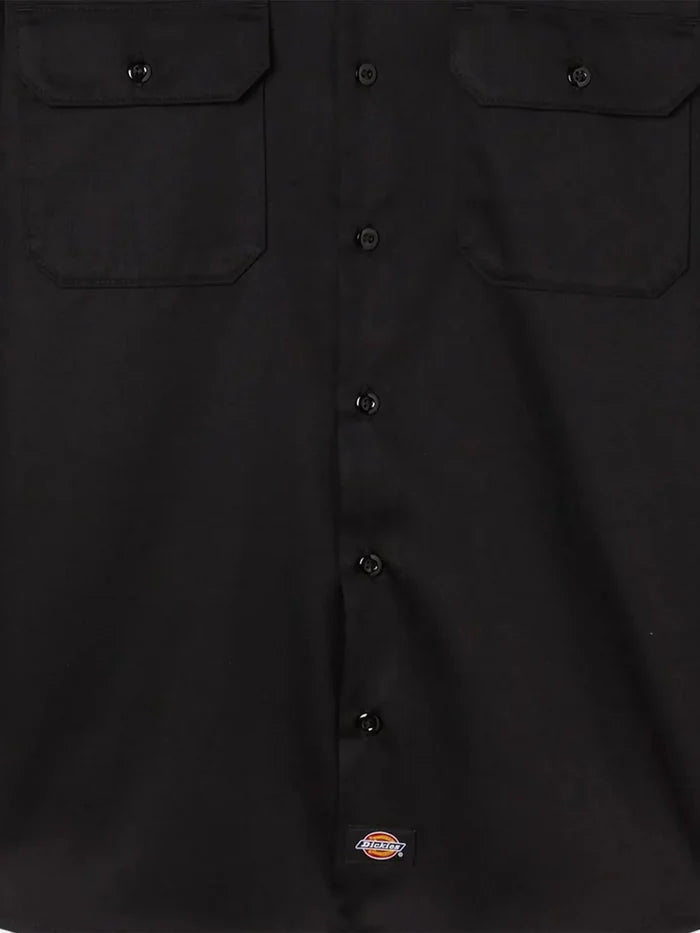 DICKIES Work Shirt LS Rec - Black - Uncategorized GÖMLEK