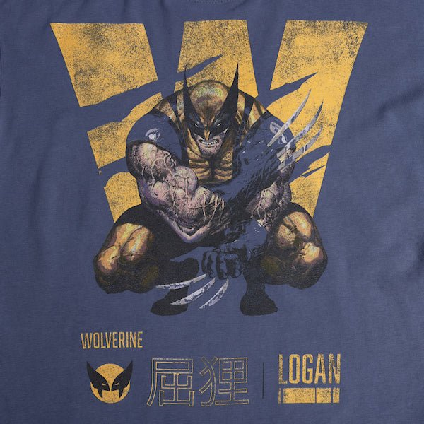 X-Men Logan "Wolverine" Zine Vintage Soft Tee - Heroes & Villains-Marvel-T-Shirt