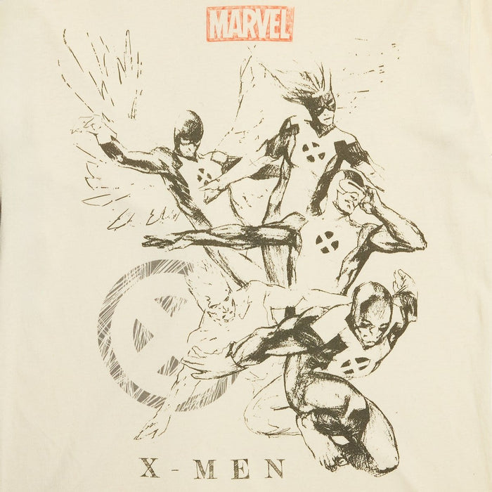X-Men Sketch Zine Vintage Soft Tee - Heroes & Villains-Marvel-T-Shirt