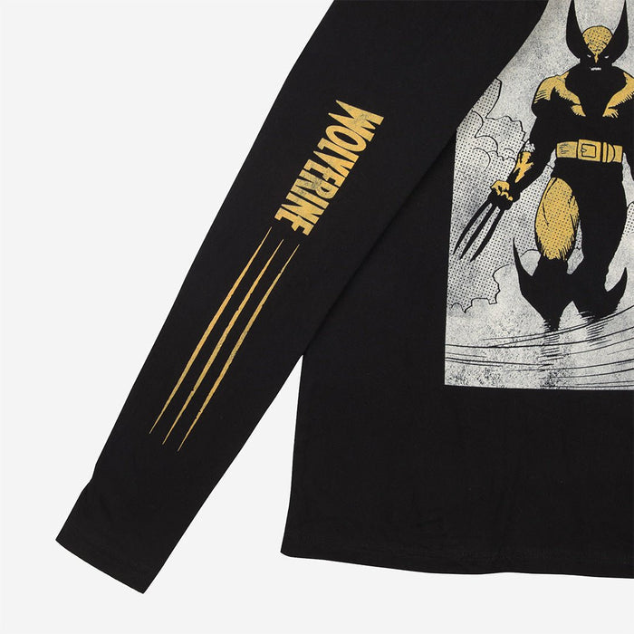 X-Men Wolverine Black Long Sleeve - Heroes & Villains-Marvel-Long Sleeve