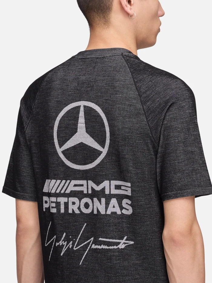 Y-3 Y-3 x F1 Mercedes Engineered Tee - Black/Solid Grey - T-Shirts T-SHIRT