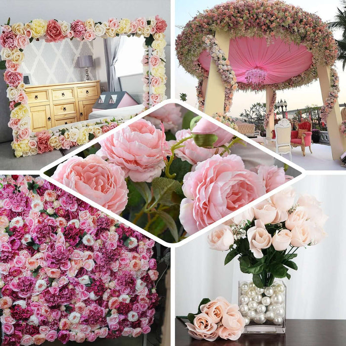 Floral decorations for events and home decor in various arrangements and styles.