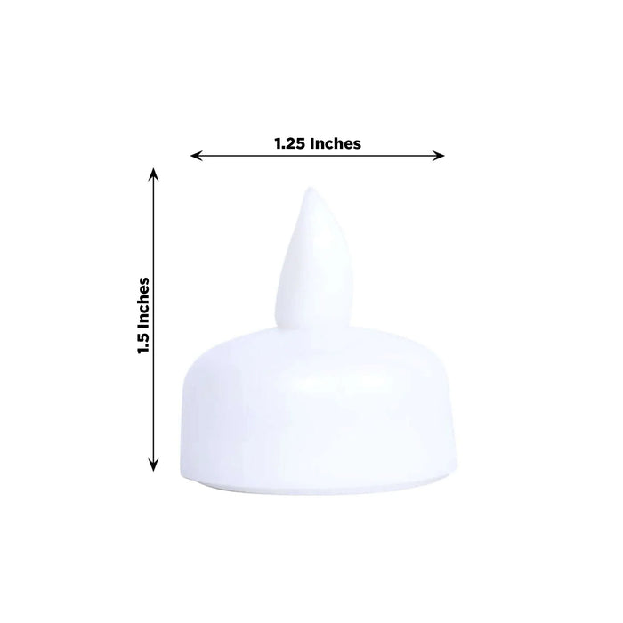 White candle holder with pointed top, dimensions 1.25 x 1.5 inches.