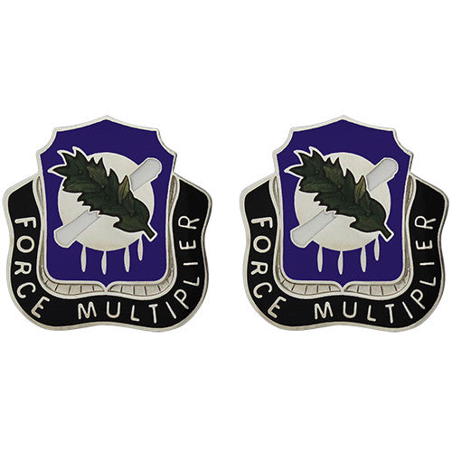 486th Civil Affairs Battalion Unit Crest (Force Multiplier) Army Unit Crests