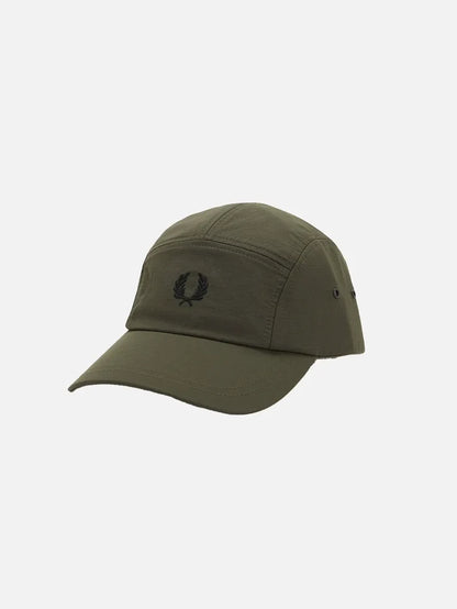 FRED PERRY 5 Panel Ripstop Cap - Hunting Green - Hats ŞAPKA