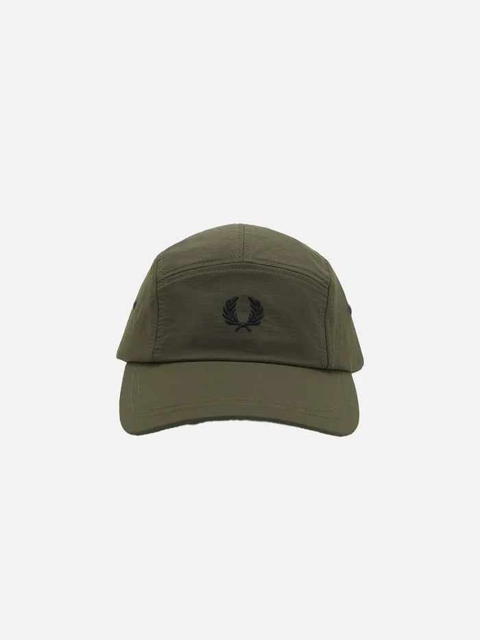 FRED PERRY 5 Panel Ripstop Cap - Hunting Green - Hats ŞAPKA